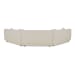 Fraser - 3 Piece Modular Sectional With Wedge Slipper - White