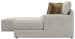 Tori - 2 Piece Sofa Chaise With Comfort Coil Seating, 40" Cocktail Ottoman And 5 Accent Pillows Included (Right Side Facing Chaise) - Birch