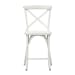 Vintage Series - X Back Counter Chair - Antique White