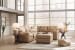 Bandon - 3 Pc. - 2-Piece Sectional With Laf Loveseat, Ottoman - Toffee