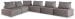 Bree Zee - Brown - 6-Piece Outdoor Modular Seating