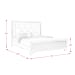Platinum - King Panel 4 Piece Bedroom Set - Сhampagne