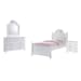 Alana - Twin Platform 4 Piece Bedroom Set With Storage Trundle - White