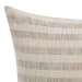 Villa Classics - 24" x 24" Linna Pillow - Ivory / Natural