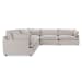 Caplan - Upholstered 5 Piece Modular Sectional - Dawn White