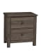 Custom Express - Night Stand 2 Drawers - Driftwood Grey