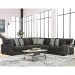 Tully - 3 Piece Sectional Set - Galactic Charcoal