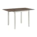 Martin - 3 Piece Drop Leaf Dining Set Table & Two Chairs - Brown