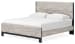 Vessalli - Gray - King Panel Bed