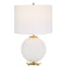 24" Table Lamp - White