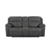 Camaro - Motion Loveseat With Console - Nugget Gray