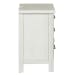 Modern Farmhouse - 3 Drawer Nightstand - White