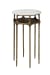 Moira - Side Table - White / Gold