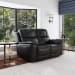 Crew - Power Reclining Loveseat With Power Headrests & Lumbar - Raven