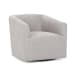 Vernon - Upholstered Swivel Chair - Elite Gray