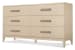 Westwood - Six-Drawer Dresser - Beige