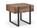 Prescott - Rectangular Cocktail Table With End Table - Rustic Honey And Distressed Iron