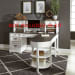 Allyson Park - Optional L Shaped Desk Set - White