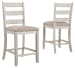 Skempton - Upholstered Barstool (Set of 2) - White