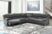Clonmel - Charcoal - 5-Piece Reclining Sectional