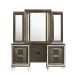 Twenty Nine - Vanity Set With Led & USB Plug - Dark Brown