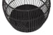 Rug Displays - Rattan Iron Basket Medium - Black