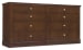 Archives - Eight-Drawer Dresser - Dark Brown