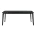 Garcia - 6 Piece Dining Set With Table, 4 Chairs, And Bench - Black