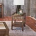 Mesa Valley - Chair Side Table - Dark Brown