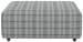 Chappy - Castered Cocktail Ottoman - Smoke