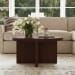 Waterfall - Round Coffee Table - Dark Brown