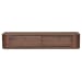 Round - Off Floating Console Table - Walnut / Brown