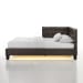 Julesburg - PU Corner Twin Bed - Brown