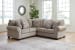 Claireah - Umber - 2-Piece Sectional With Raf Sofa With Corner Wedge