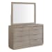 Arcadia - Dresser & Mirror Set - Gray