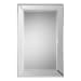 Frameless Beveled Mirror - Silver
