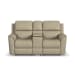 Henry - Power Reclining Loveseat With Console & Power Headrests & Lumbar - Beige