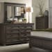 Thornwood Hills - 5 Piece Bedroom Set (California King Panel Bed, Dresser & Mirror, Chest, Nightstand) - Dark Brown