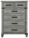 Russelyn - Gray - Five Drawer Chest