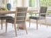 Sunset Key - Nicholas Upholstered Arm Chair - Gray / Beige
