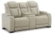 Strikefirst - Natural - Pwr Rec Loveseat/Con/Adj Hdrst