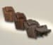 Hayden - Chaise Rocker Recliner With Heat / Massage & Oversize Xtra Comfort Footrest - Auburn