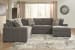 Larson Levee - 3-Piece Sectional With RAF Corner Chaise - Espresso