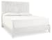 Paxberry - King Panel Bed - Whitewash