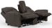 Fredda - Italian Leather Match Power Zero Gravity Reclining Console Loveseat With Power Adjustable Headrest - Coffee