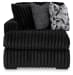 Midnight-Madness - 3-Piece Sectional With Laf Corner Chaise - Onyx