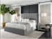 Modern - Panel Queen Bed - Pearl Silver