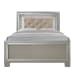 Platinum - Youth Full Platform Bed - Сhampagne