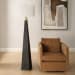Lathey - Tapered Floor Lamp - Black