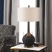 Arnav - Textured Lamp - Black